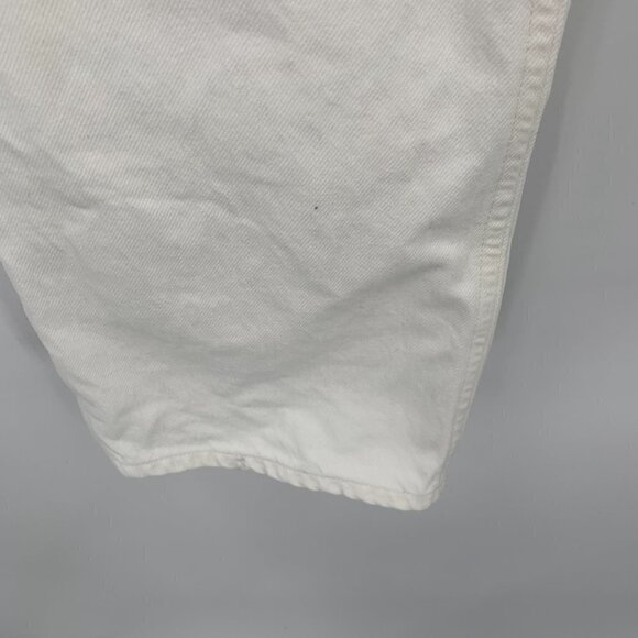 COH Daphne high rise stovepipe cream white straight leg denim jeans women 28 - Picture 3 of 7